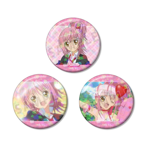 『しゅごキャラ!』日奈森 あむ ホログラム缶バッジ3個セット【202512再販】