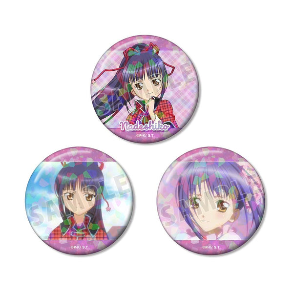 『しゅごキャラ!』藤咲 なでしこ ホログラム缶バッジ3個セット【202512再販】