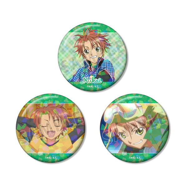 『しゅごキャラ!』相馬 空海 ホログラム缶バッジ3個セット【202512再販】