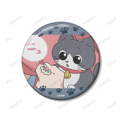 『ねこに転生したおじさん』プンちゃん 場面写缶バッジ2個セット
