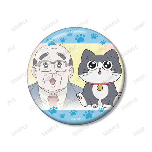 『ねこに転生したおじさん』プンちゃん&おじさん 場面写缶バッジ2個セット