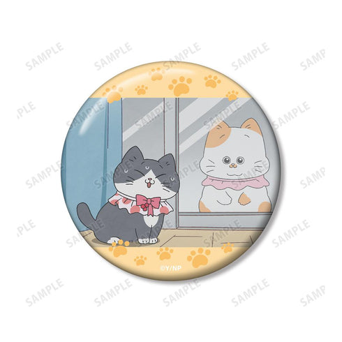 『ねこに転生したおじさん』プンちゃん&てぷちゃん 場面写缶バッジ2個セット