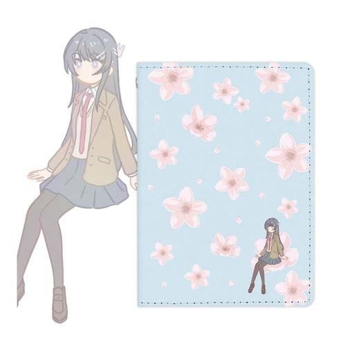 『青春ブタ野郎シリーズ』桜島麻衣 Botania ヌバック調4ポケットパスケース