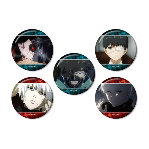 『東京喰種トーキョーグール』金木 研 場面写缶バッジ5個セット