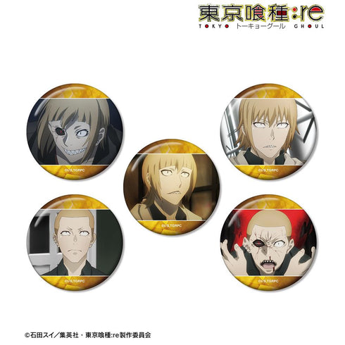 『東京喰種トーキョーグール:re』不知吟士 場面写缶バッジ5個セット