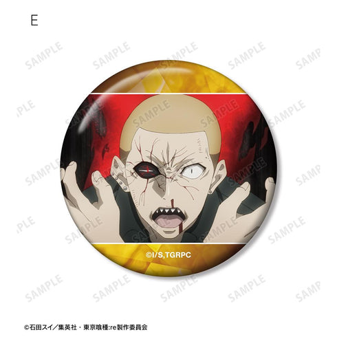 『東京喰種トーキョーグール:re』不知吟士 場面写缶バッジ5個セット