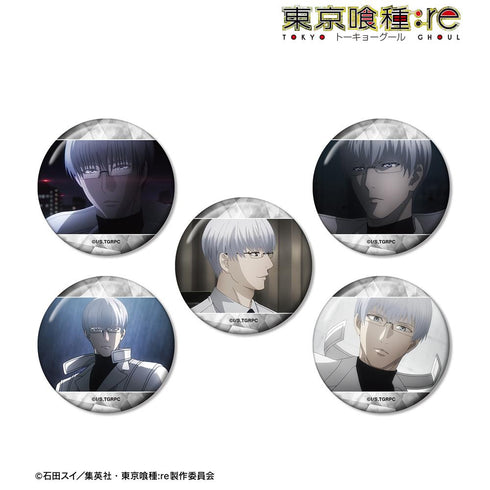 『東京喰種トーキョーグール:re』有馬貴将 場面写缶バッジ5個セット