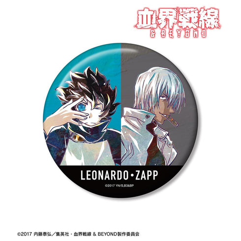 『血界戦線 & BEYOND』レオナルド/ザップ Ani-Art 第4弾 100mm缶バッジ【202512再販】