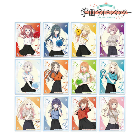 『学園アイドルマスター』描き下ろし ボウリングシャツver. トレーディングアクリルカード(単位/BOX)【202604再販】