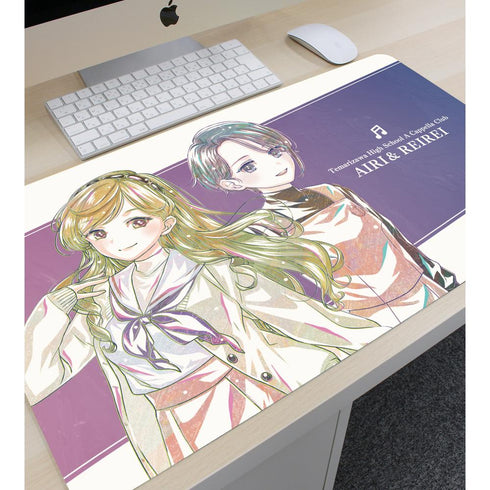 『うたごえはミルフィーユ』アイリ&レイレイ Ani-Art マルチデスクマット