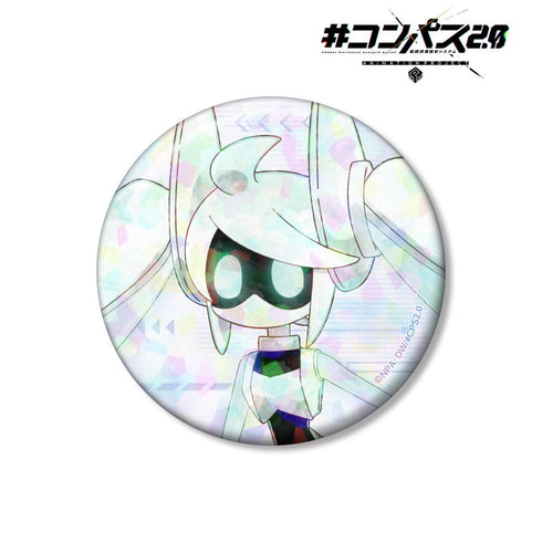 『#コンパス2.0 戦闘摂理解析システム』描き下ろし Voidoll 歩みver. 75mmホログラム缶バッジ