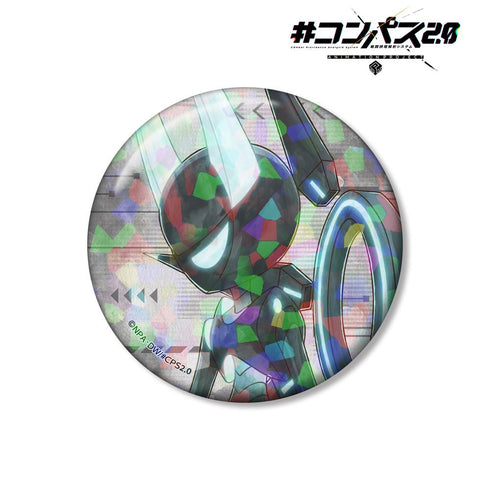 『#コンパス2.0 戦闘摂理解析システム』描き下ろし Bugdoll 歩みver. 75mmホログラム缶バッジ