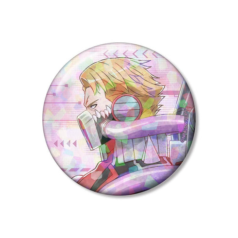 『#コンパス2.0 戦闘摂理解析システム』描き下ろし グスタフ 歩みver. 75mmホログラム缶バッジ
