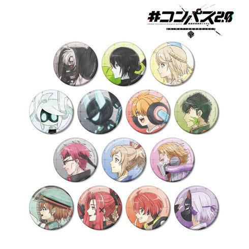 『#コンパス2.0 戦闘摂理解析システム』描き下ろし 歩みver. トレーディング缶バッジ ver.A(単位/BOX)