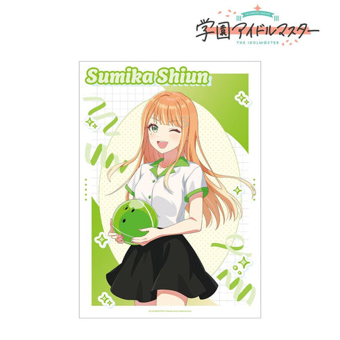 『学園アイドルマスター』描き下ろし 紫雲清夏 ボウリングシャツver. A3マット加工ポスター【202604再販】