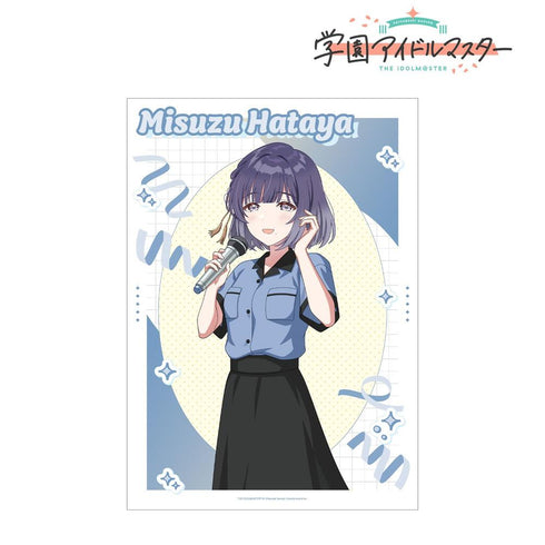 『学園アイドルマスター』描き下ろし 秦谷美鈴 ボウリングシャツver. A3マット加工ポスター【202604再販】