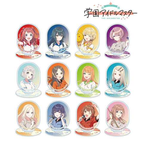 『学園アイドルマスター』描き下ろし ボウリングシャツver. トレーディングミニアクリルスタンド(単位/BOX)【202604再販】