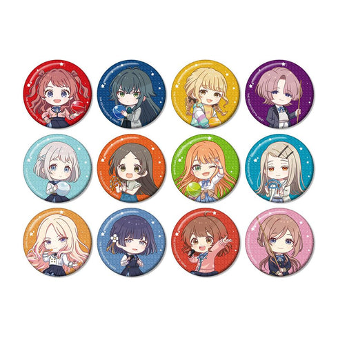 『学園アイドルマスター』トレーディング ちびキャラ 放課後のお出かけver. グリッター缶バッジ(単位/BOX)