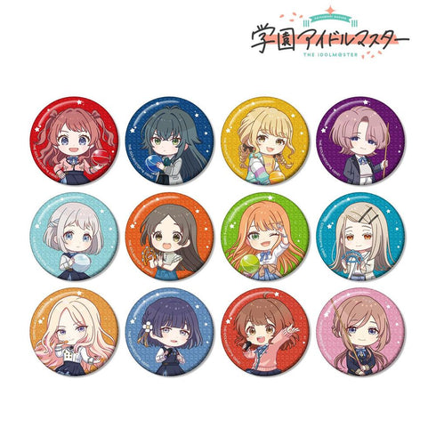 『学園アイドルマスター』トレーディング ちびキャラ 放課後のお出かけver. グリッター缶バッジ(単位/BOX)【202604再販】