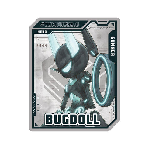 『#コンパス2.0 戦闘摂理解析システム』描き下ろし Bugdoll 歩みver. ダイカットステッカー