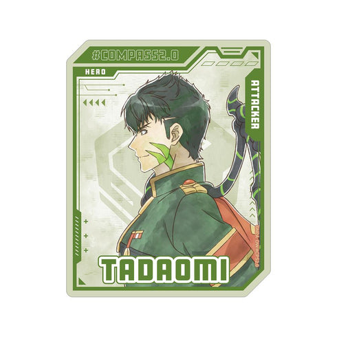『#コンパス2.0 戦闘摂理解析システム』描き下ろし 桜華忠臣 歩みver. ダイカットステッカー