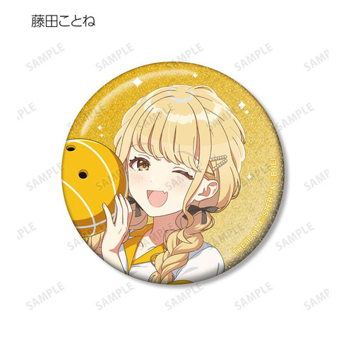 『学園アイドルマスター』描き下ろし ボウリングシャツver. トレーディンググリッター缶バッジ(単位/BOX)