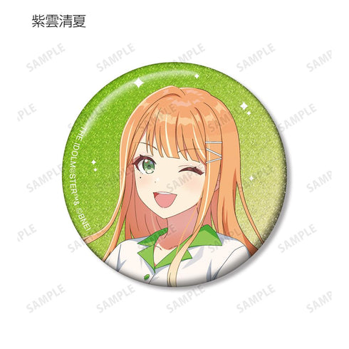 『学園アイドルマスター』描き下ろし ボウリングシャツver. トレーディンググリッター缶バッジ(単位/BOX)