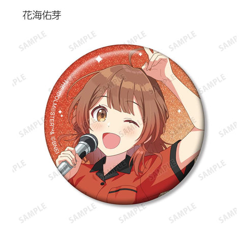 『学園アイドルマスター』描き下ろし ボウリングシャツver. トレーディンググリッター缶バッジ(単位/BOX)