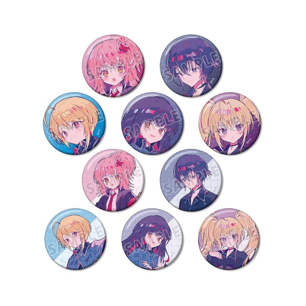 『しゅごキャラ!』夢ノ内さんイラスト 制服ver. トレーディンググリッター缶バッジ(単位/BOX)【202606再販】