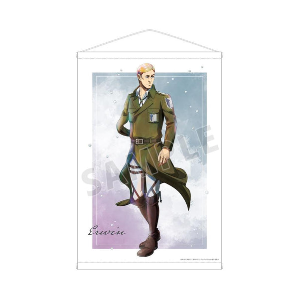 『進撃の巨人』描き下ろし エルヴィン 冬の歩みver. B2タペストリー【202604再販】