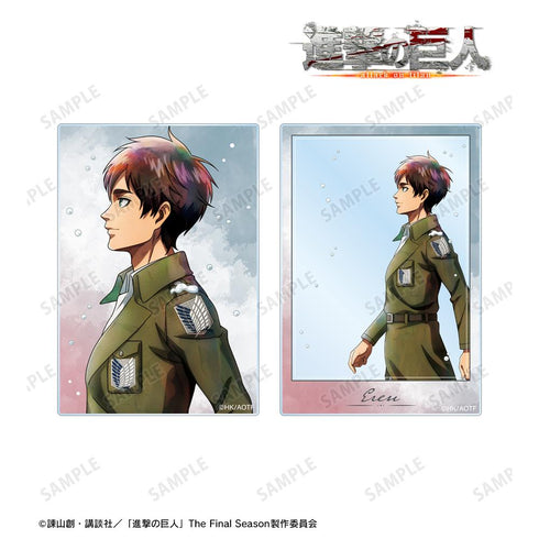 『進撃の巨人』描き下ろし エレン 冬の歩みver. アクリルカード2種セット