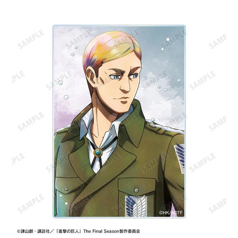 『進撃の巨人』描き下ろし エルヴィン 冬の歩みver. アクリルカード2種セット【202511再販】
