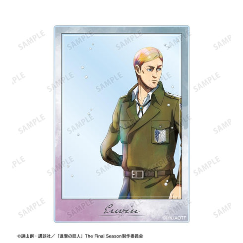 『進撃の巨人』描き下ろし エルヴィン 冬の歩みver. アクリルカード2種セット【202511再販】