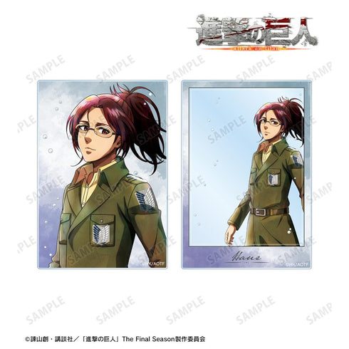 『進撃の巨人』描き下ろし ハンジ 冬の歩みver. アクリルカード2種セット【202511再販】