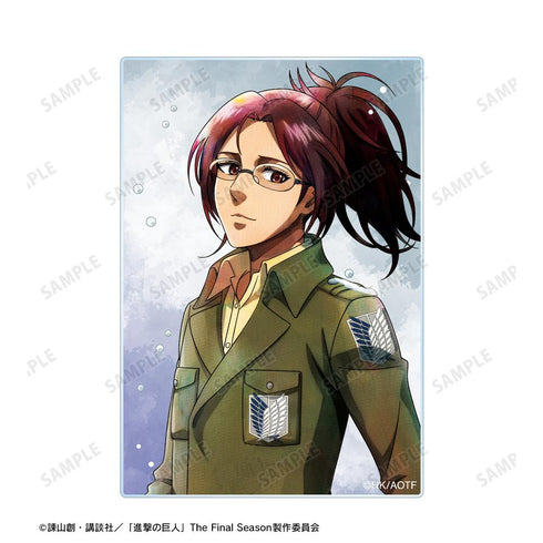『進撃の巨人』描き下ろし ハンジ 冬の歩みver. アクリルカード2種セット【202511再販】