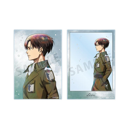 『進撃の巨人』描き下ろし リヴァイ 冬の歩みver. アクリルカード2種セット【202604再販】