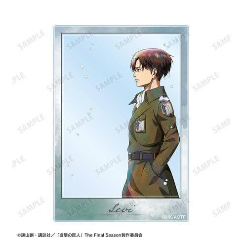 『進撃の巨人』描き下ろし リヴァイ 冬の歩みver. アクリルカード2種セット【202511再販】