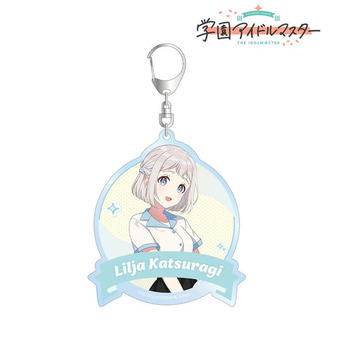 『学園アイドルマスター』描き下ろし 葛城リーリヤ ボウリングシャツver. BIGアクリルキーホルダー【202604再販】