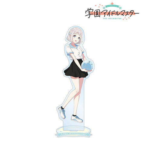 『学園アイドルマスター』描き下ろし 葛城リーリヤ ボウリングシャツver. 特大アクリルスタンド【202604再販】