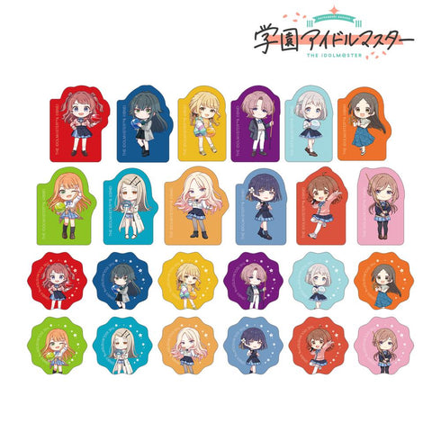 『学園アイドルマスター』集合 ちびキャラ 放課後のお出かけver. フレークシール