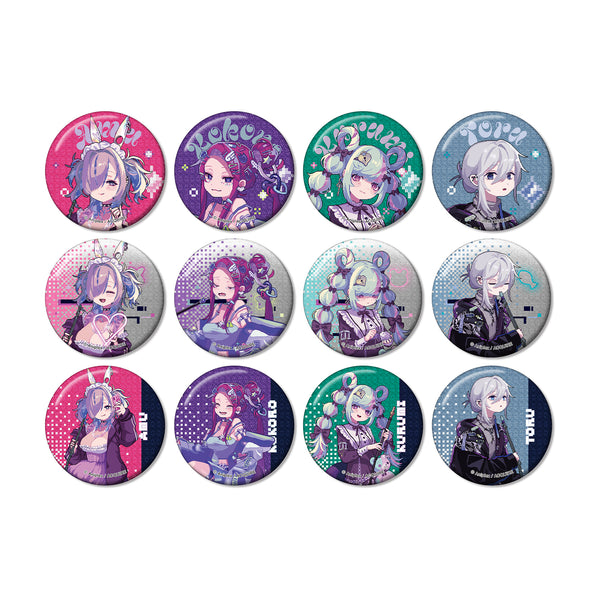 『Hookah Haze』トレーディンググリッター缶バッジ(単位/BOX)