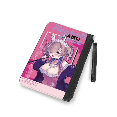 『Hookah Haze』愛上あむ PUレザーフラットポーチ