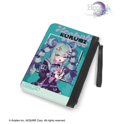 『Hookah Haze』古森くるみ PUレザーフラットポーチ