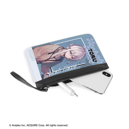 『Hookah Haze』炭木トオル PUレザーフラットポーチ