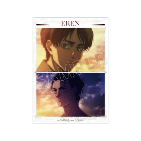 『進撃の巨人』エレン 場面写A3マット加工ポスター vol.4