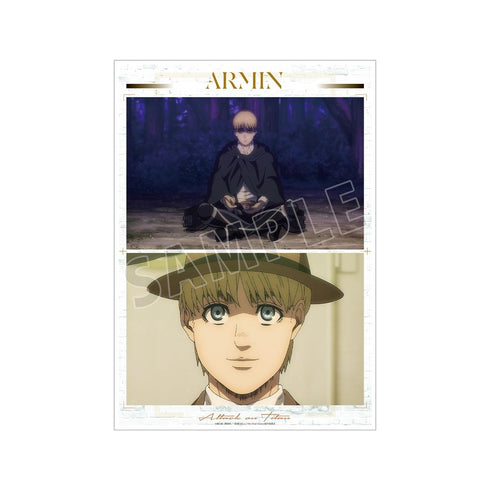 『進撃の巨人』アルミン 場面写A3マット加工ポスター vol.4