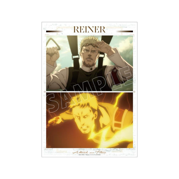 『進撃の巨人』ライナー 場面写A3マット加工ポスター vol.4【202511再販】