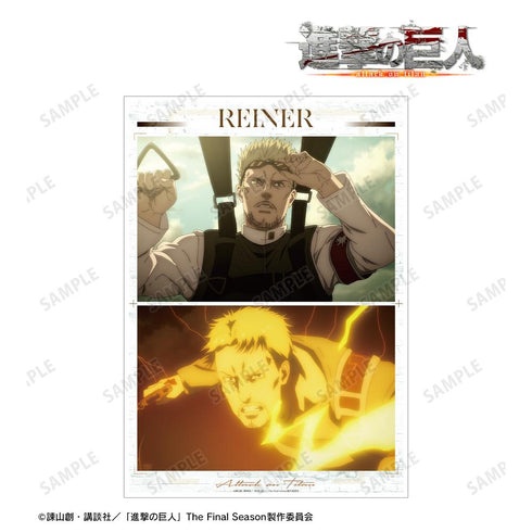 『進撃の巨人』ライナー 場面写A3マット加工ポスター vol.4【202511再販】