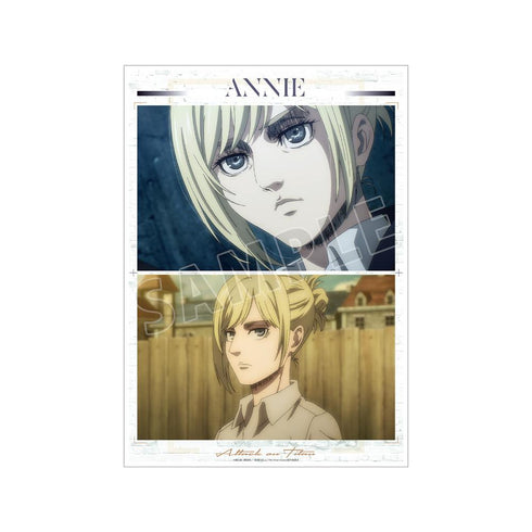 『進撃の巨人』アニ 場面写A3マット加工ポスター vol.4