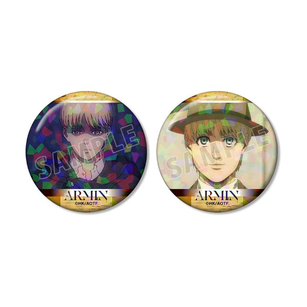 『進撃の巨人』アルミン 場面写ホログラム缶バッジ2個セット【202511再販】